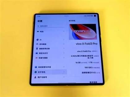 vivoXFold3Pro屏幕参数