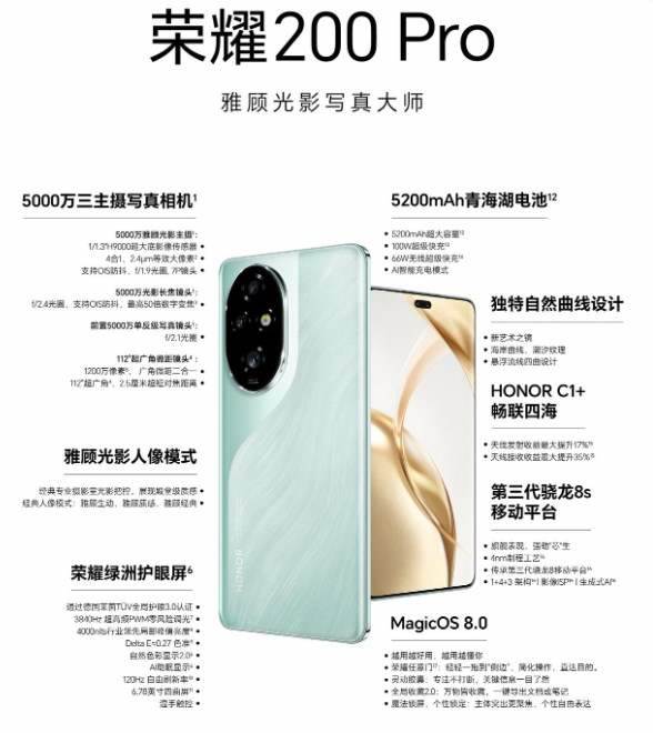 荣耀200pro和oppo reno12pro哪个好 最新参数对比