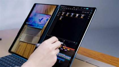 YOGABook9i双屏合一的快捷操作