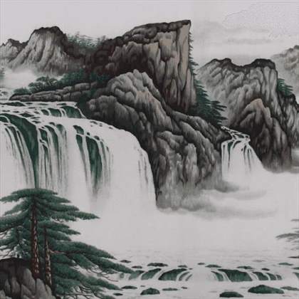 微信头像山水画最旺财的图片 最吉利的山水风景微信头像