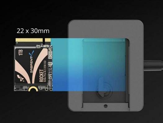 Sabrent 发布 EC-NE30 外接移动硬盘，支持 2230 迷你 SSD