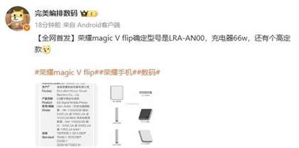 荣耀 Magic V Flip最新消息
