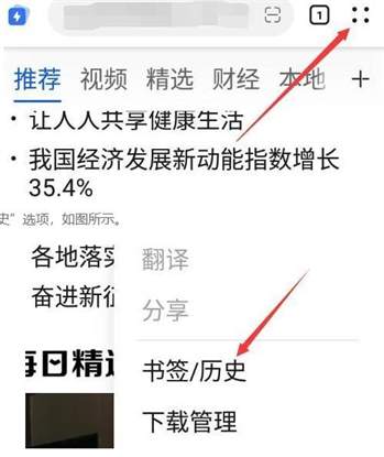 华为浏览器历史记录删了怎么找回