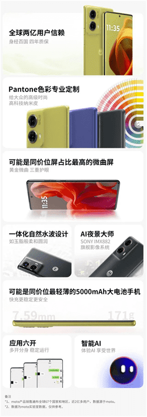 摩托罗拉s50neo发布时间及参数配置