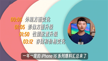苹果16最新爆料-iphone16爆料汇总