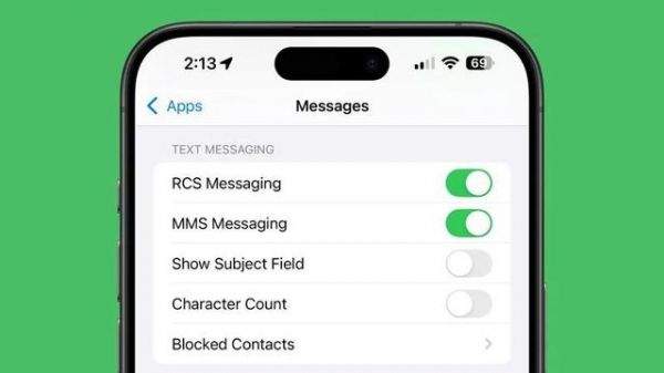 苹果 iOS 18已初步支持RCS：iPhone 和安卓手机可互发“5G 消息”