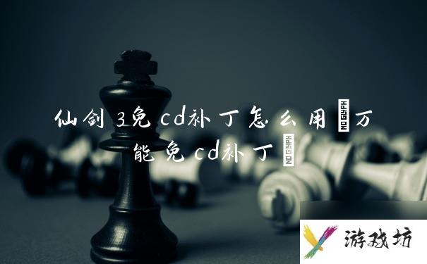 仙剑3免cd补丁怎么用(万能免cd补丁)
