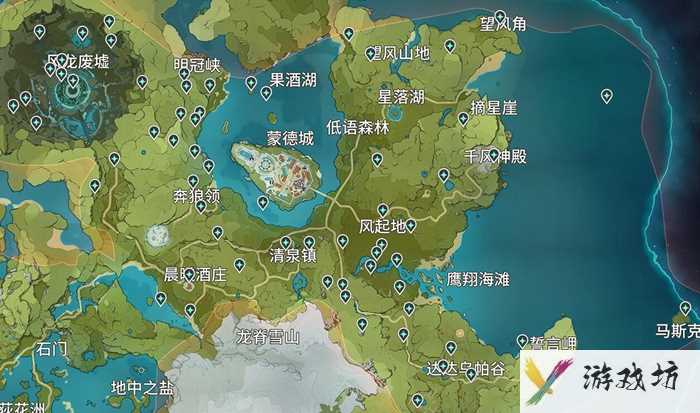 原神风神瞳在哪