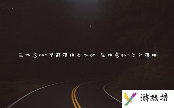 生化危机5不能存档怎么办 生化危机5怎么存档