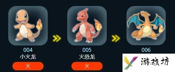 精灵宝可梦小火龙的四个进化型是什么