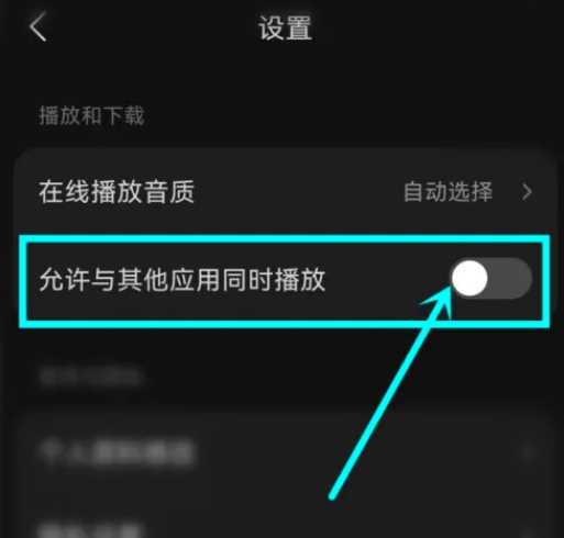 汽水音乐如何设置不被打断