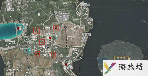 《和平精英》地铁逃生辐射区入口位置