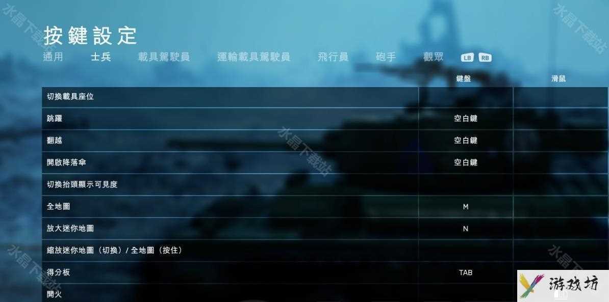 战地5所有按键介绍是什么？