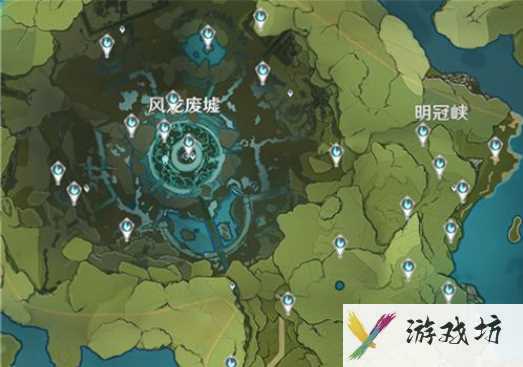 原神风神瞳全部位置大全 2024原神风神瞳分布位置