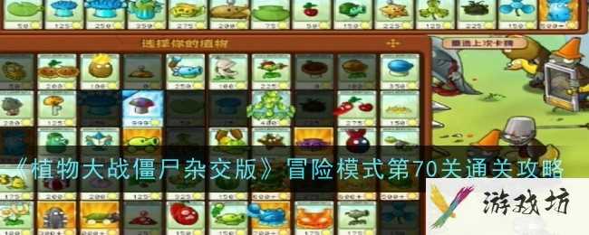 《植物大战僵尸杂交版》冒险模式第70关通关攻略