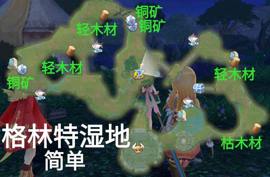 《玛娜希斯回响》采集点位置分布介绍