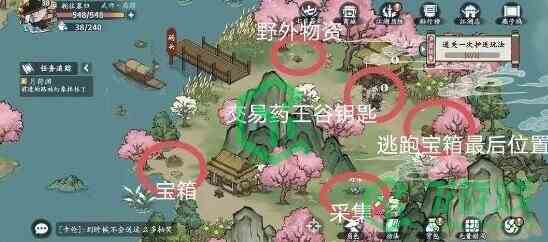《方寸对决》牛家村药王谷令牌位置一览