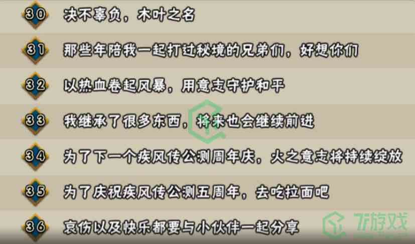 《火影忍者手游》2021年周年密令汇总分享介绍