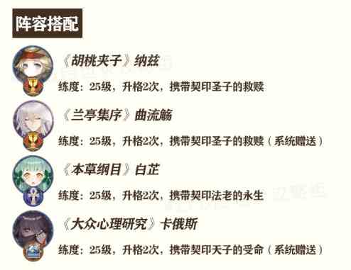 《幻书启世录》FT4-2关阵容搭配攻略