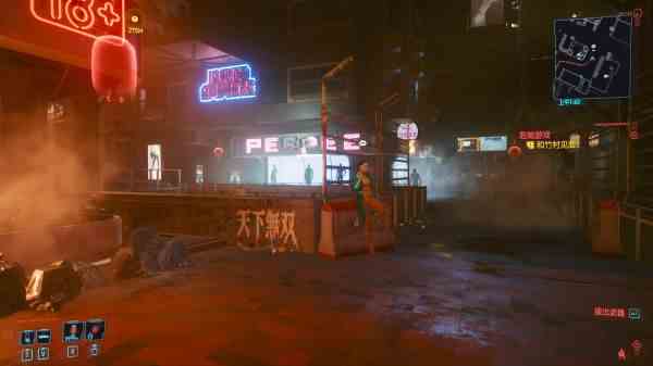 《赛博朋克2077》扭扭街橙装短裙坐标位置介绍