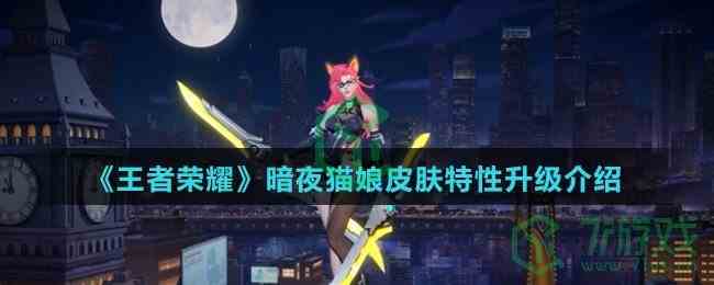 《王者荣耀》暗夜猫娘皮肤特性升级介绍