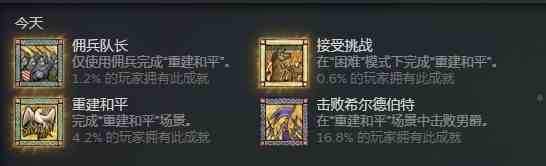 《庄园领主》“仅用佣兵重建和平困难难度”通关攻略