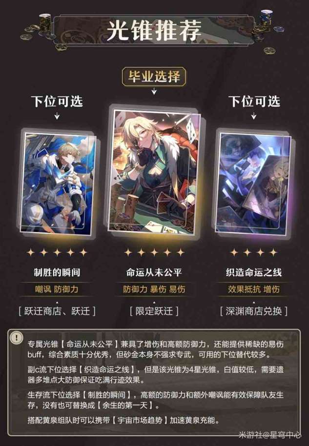 《崩坏星穹铁道》“砂金”培养一图流攻略 砂金怎么养