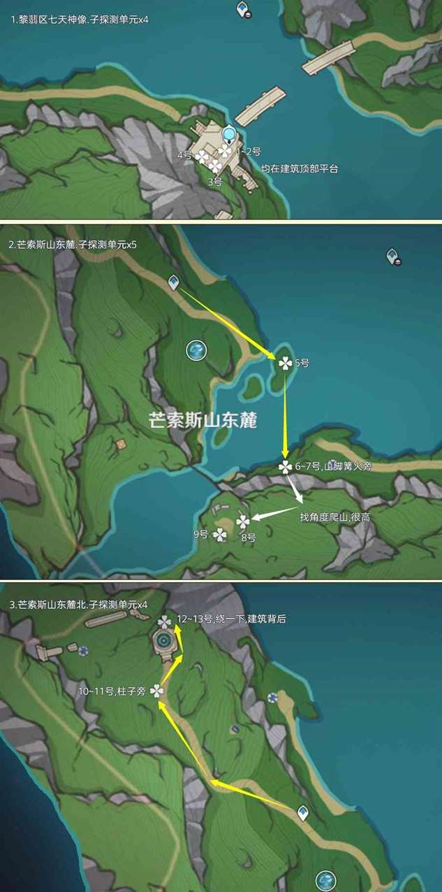 《原神》“子探测单元”采集路线推荐 子探测单元在哪