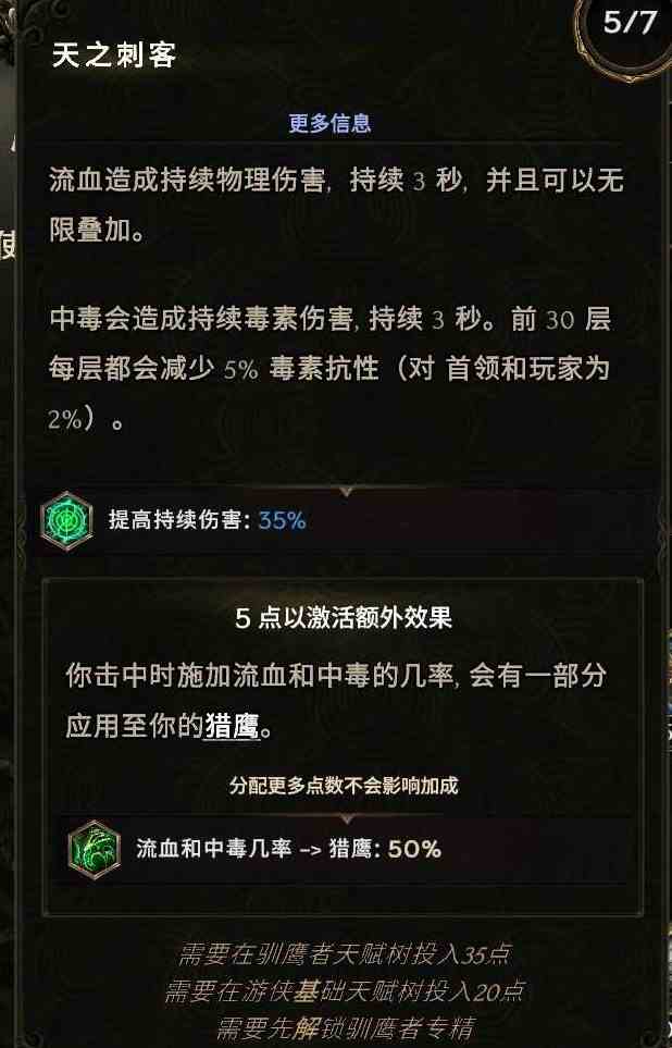 最后纪元驯鹰流血Dot构筑搭配思路 流血Dot流驯鹰怎么玩