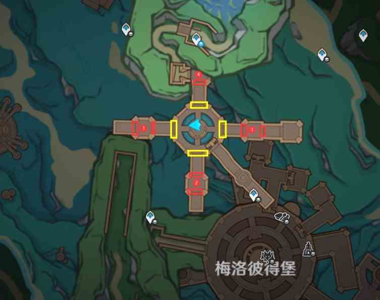 《原神》梅洛彼得堡废弃生产区“转盘解密”攻略