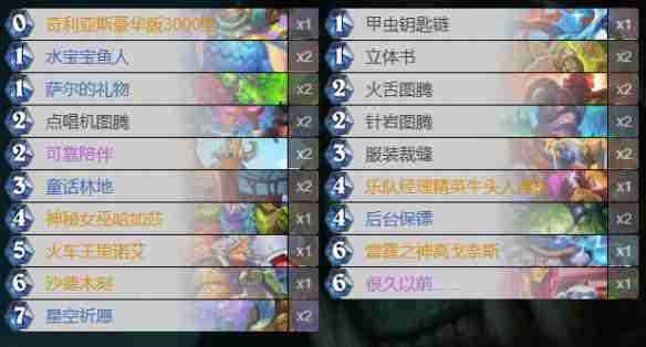 《炉石传说》星空祈愿萨卡组搭配攻略