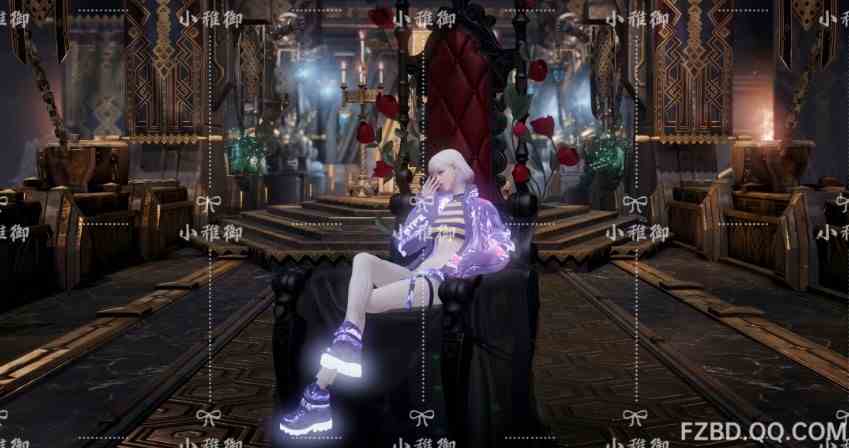 《命运方舟》通用女KDA积分套染色方案一览 行走的LED灯