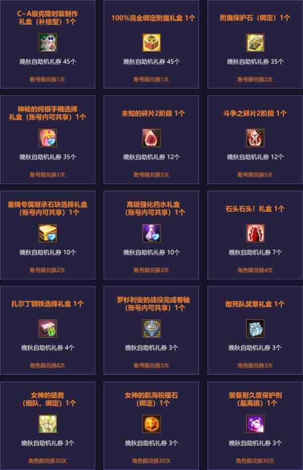 角色平衡调整今日更新 深秋暗黑主题时装上新
