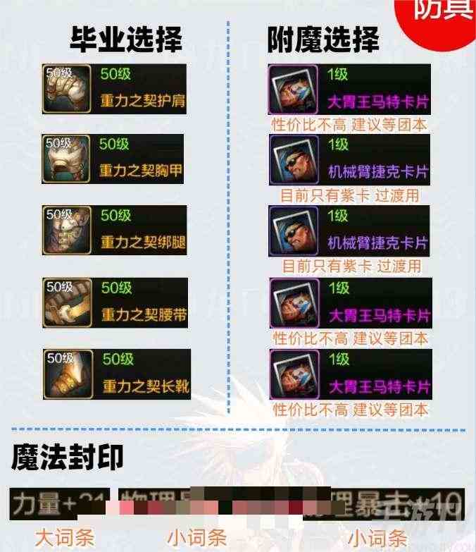 dnf手游剑魂史诗毕业装怎么搭配 剑魂史诗毕业装搭配建议