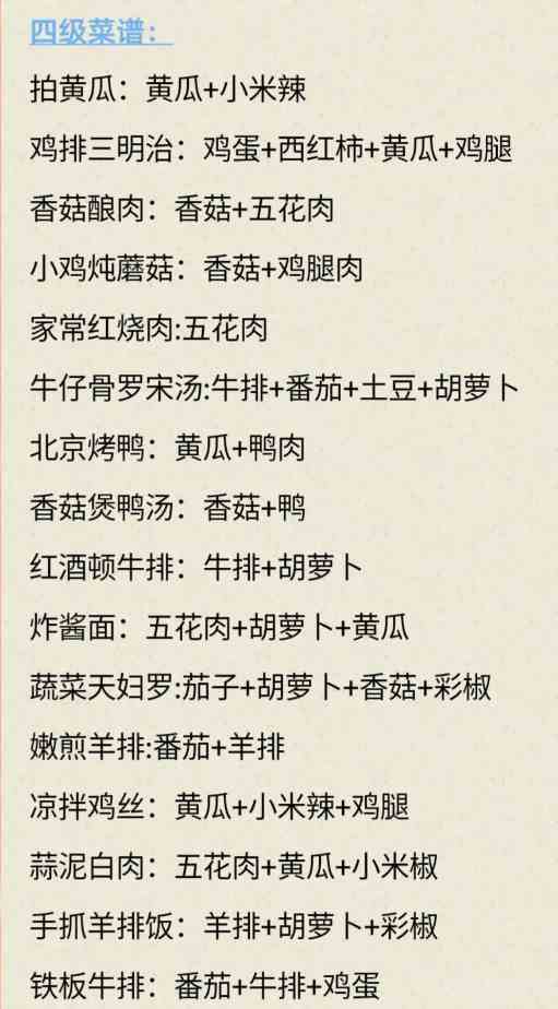 我的休闲时光菜谱大全 食谱菜谱配方一览表[多图]图片5