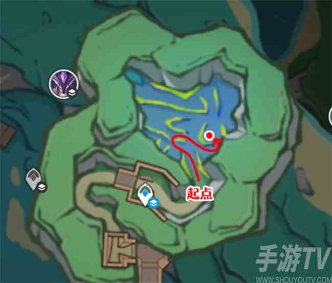 原神一报还一报研察终端在哪里？原神一报还一报研察终端位置路线图解[多图]图片2