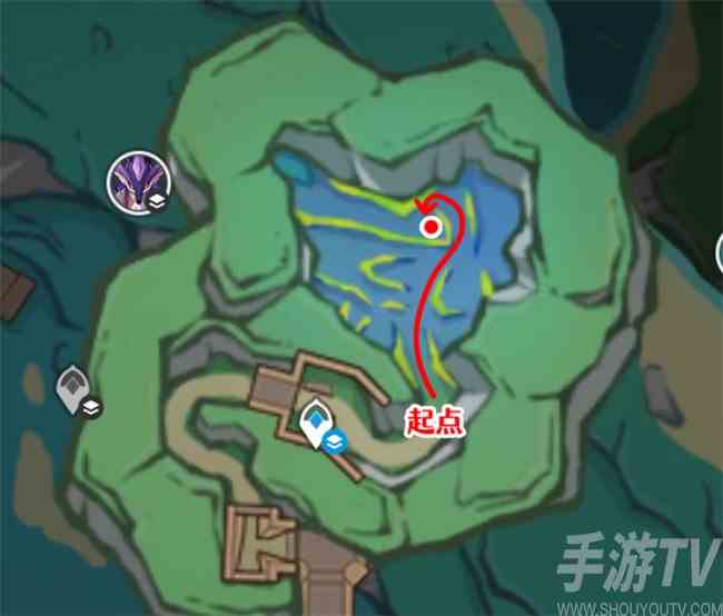 原神一报还一报研察终端在哪里？原神一报还一报研察终端位置路线图解[多图]图片4