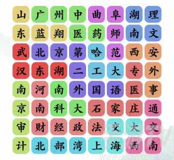 文字玩出花找大学怎么过 文字玩出花找大学通关攻略