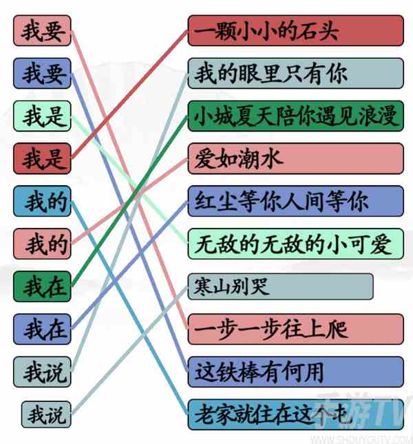 汉字找茬王连我的歌曲怎么过关 汉字找茬王连我的歌曲通关攻略分享