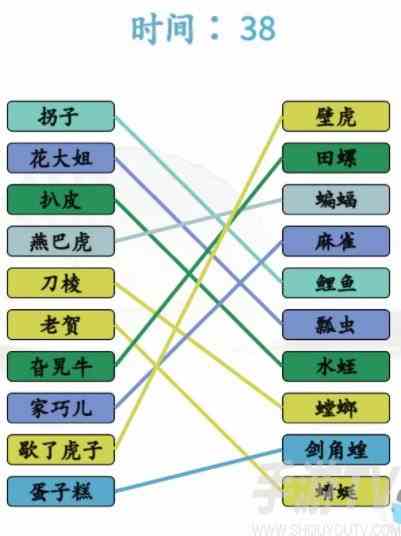 汉字找茬王津门动物城攻略 津门动物城连线答案[图]图片1