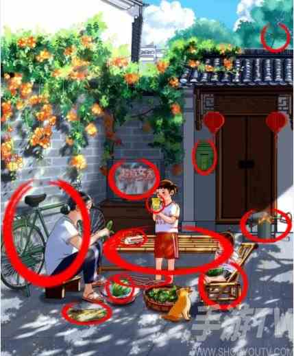 进击的汉字零四年夏怎么过 找到12个童年回忆通关攻略