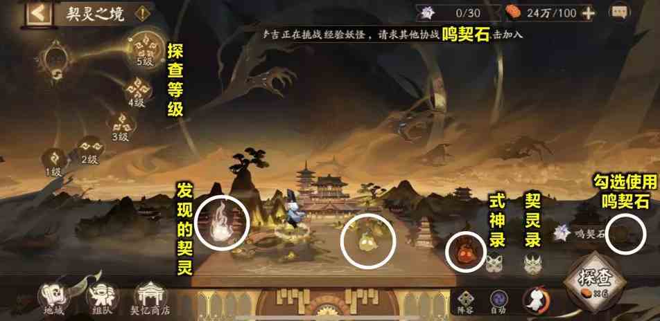 阴阳师契灵之境探查阵容分享