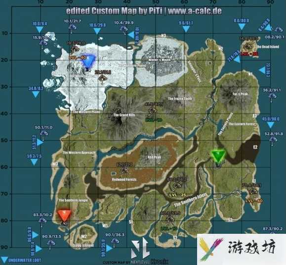 方舟生存进化手游矿洞位置 矿洞位置大全