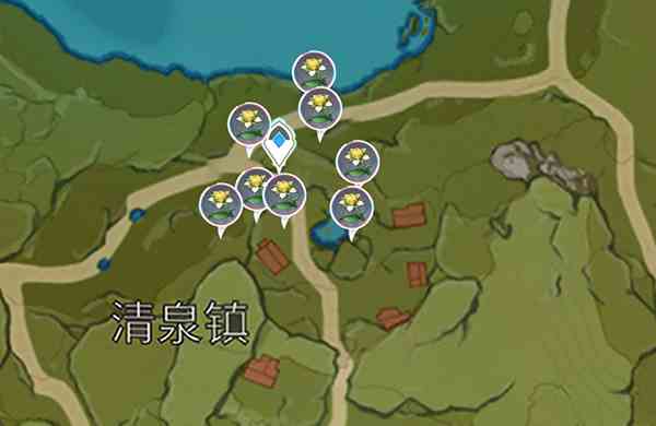 原神甜甜花在哪里收集？