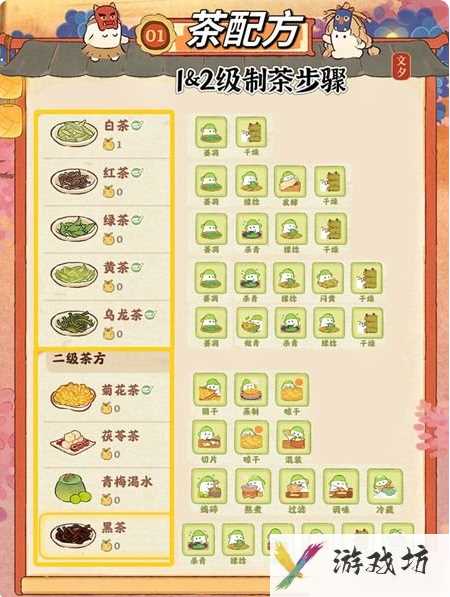 桃源深处有人家茶饮配方汇总有哪些 桃源深处有人家茶饮配方汇总