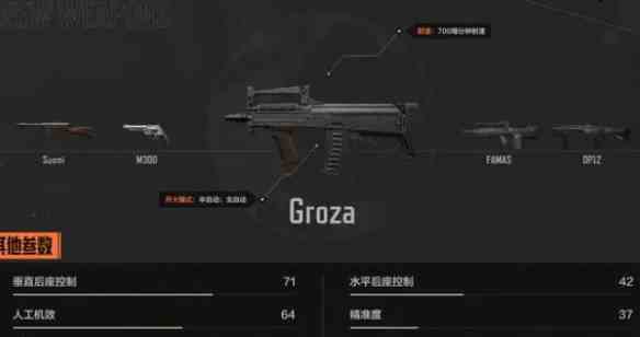 《暗区突围》GROZA枪械介绍一览