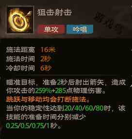 《塔瑞斯世界》游侠技能和天赋秘技介绍