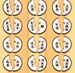 《汉字找茬王》找出美食的cp通关攻略
