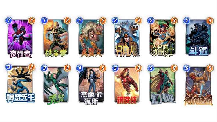 《漫威终极逆转》前期强势combo卡组介绍