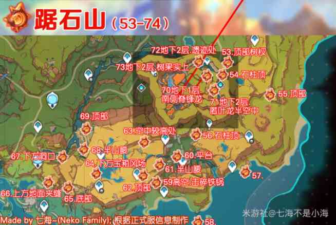 《原神》5.0纳塔火神瞳收集路线一览